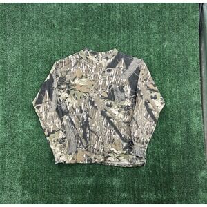 Vintage 90s Mossy Oak Camo Hunting Long Sleeve Shirt Mens XL